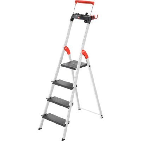 Hailo. Hailo L100 Pro 4 Step Aluminum Folding Step Ladder 8050-427